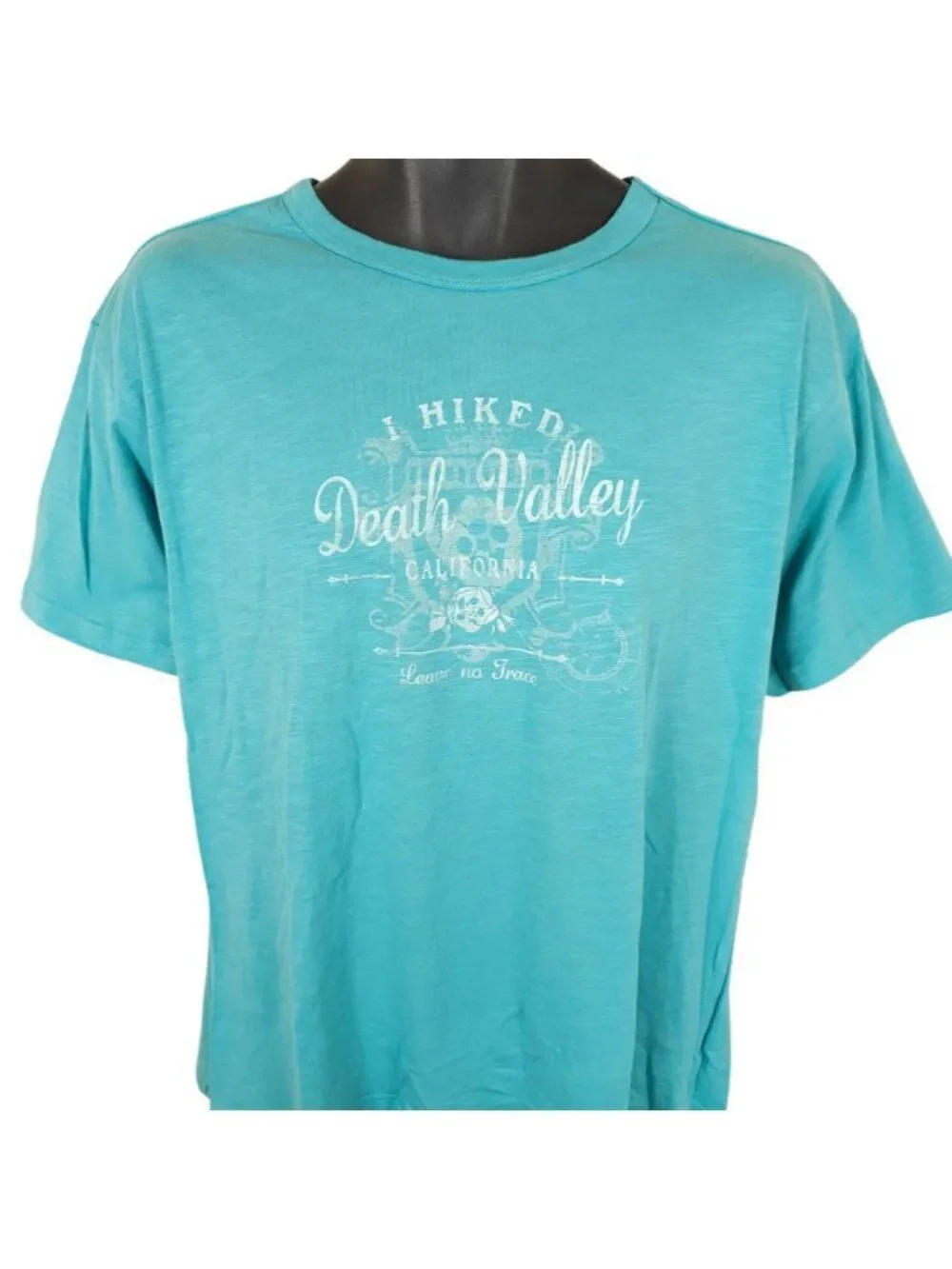 Death Valley T Shirt Womens Size 2XL Blue National Park Hiking Souvenir Tee